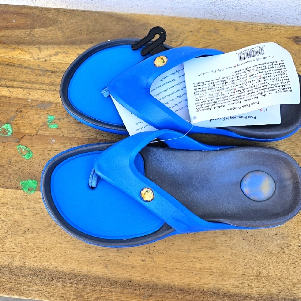 Hawaiian Jellys Ultra Comfort Aouli Sry  Unisex  Sandals Men's Size 8 - Picture 9 of 16